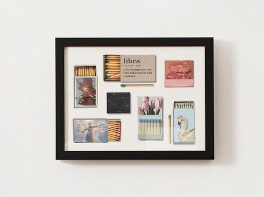 Libra Match Print
