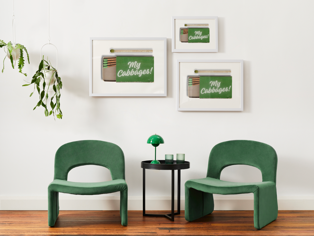 My Cabbages! Match Print