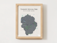 Load image into Gallery viewer, Yosemite National Park Map