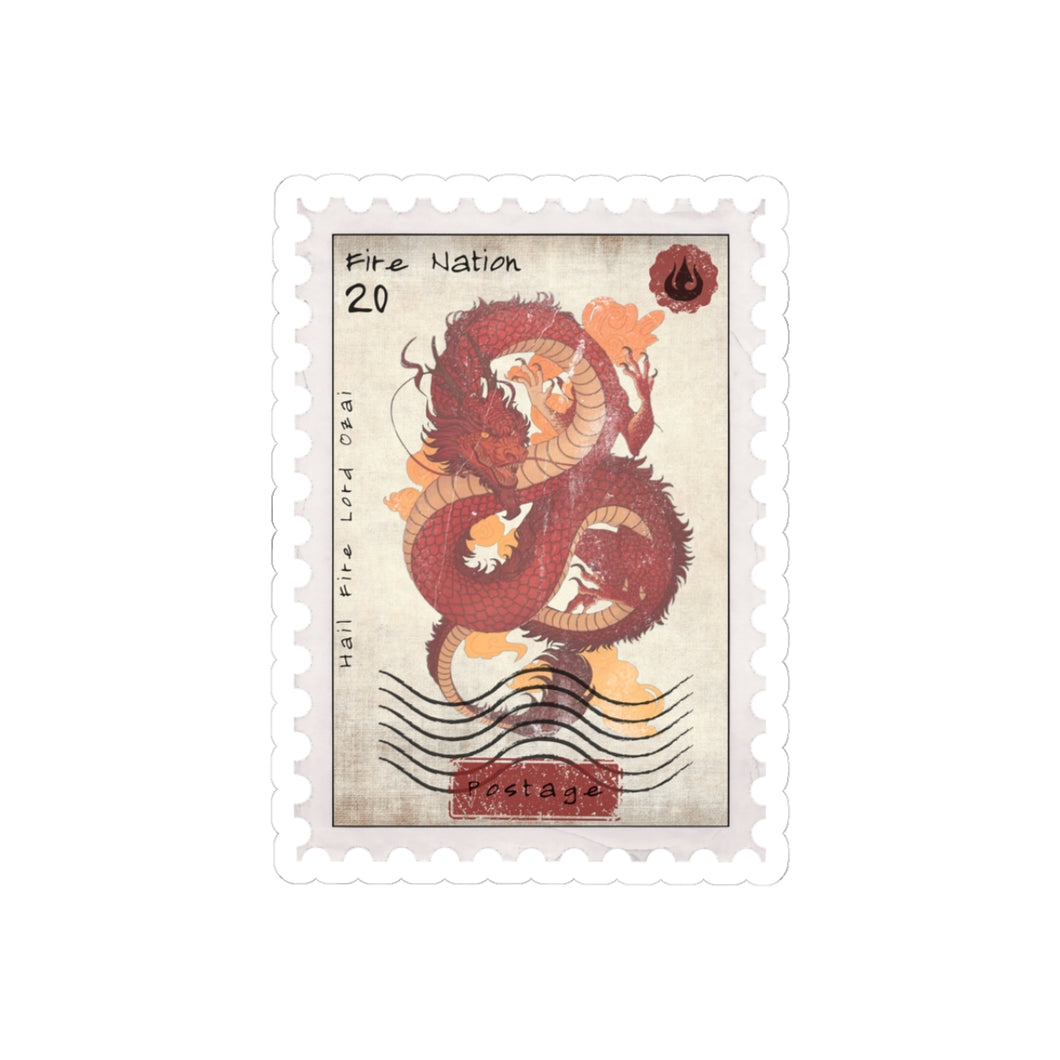 Fire Nation Stamp Sticker