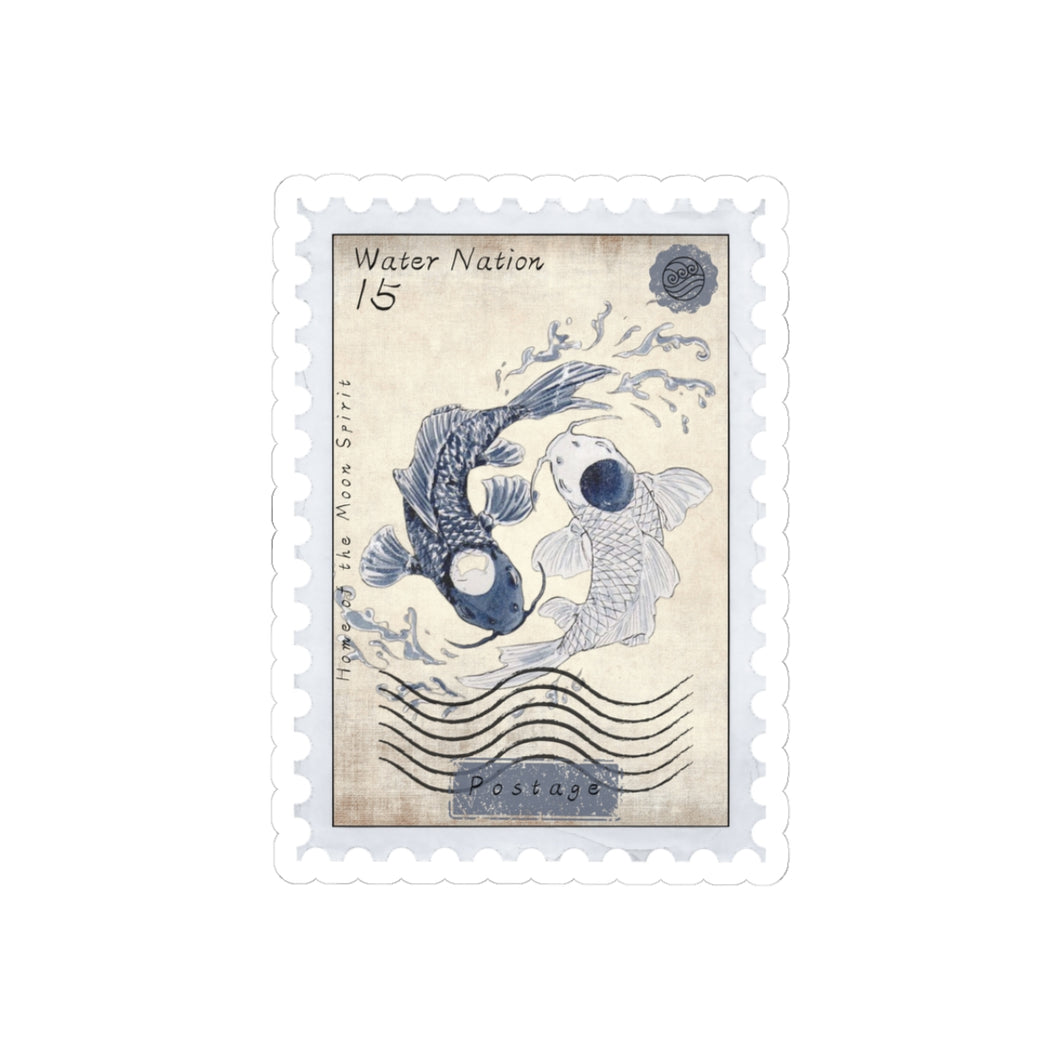 Water Nation Stamp Sticker