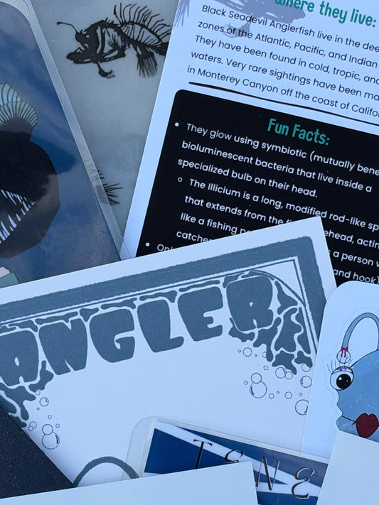 Pocket Safari Mail Club – October: Black Seadevil Anglerfish