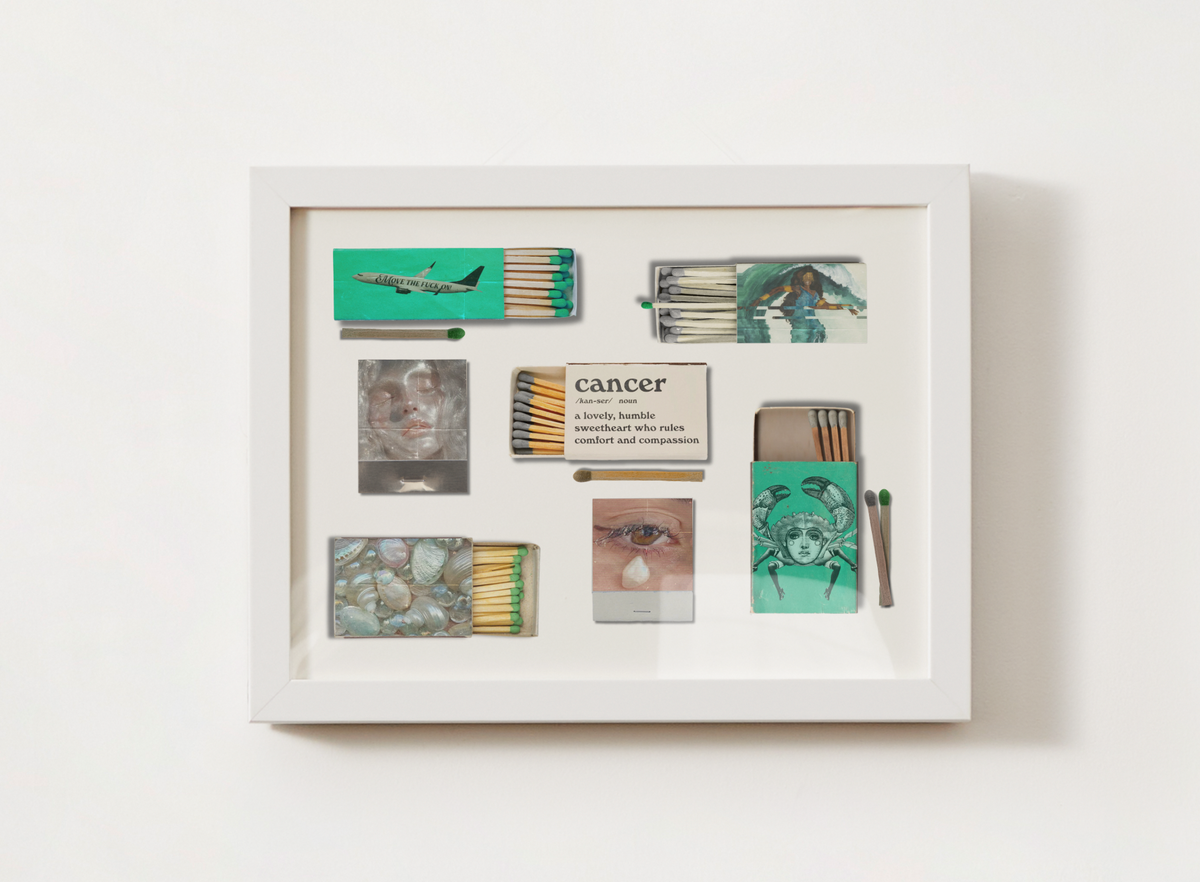 Cancer Match Print