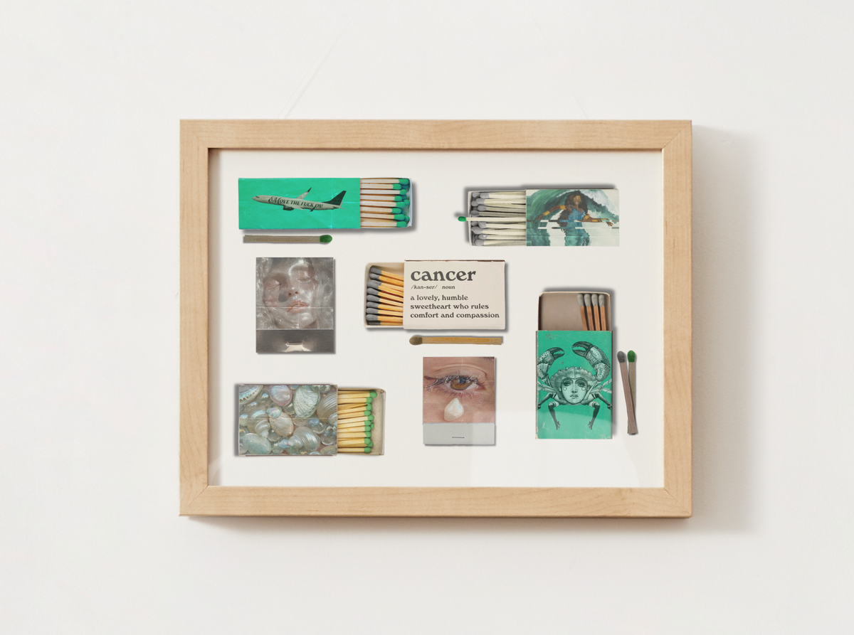 Cancer Match Print