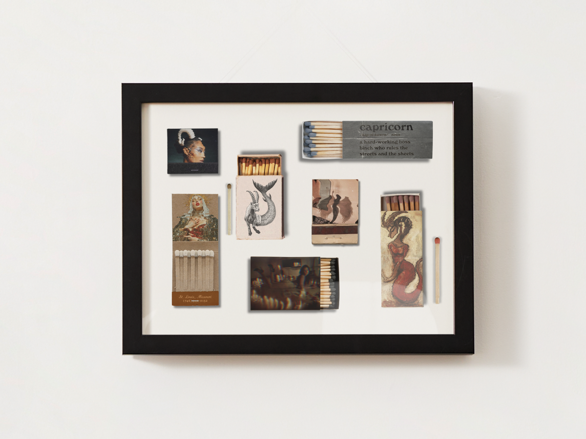Capricorn Match Print