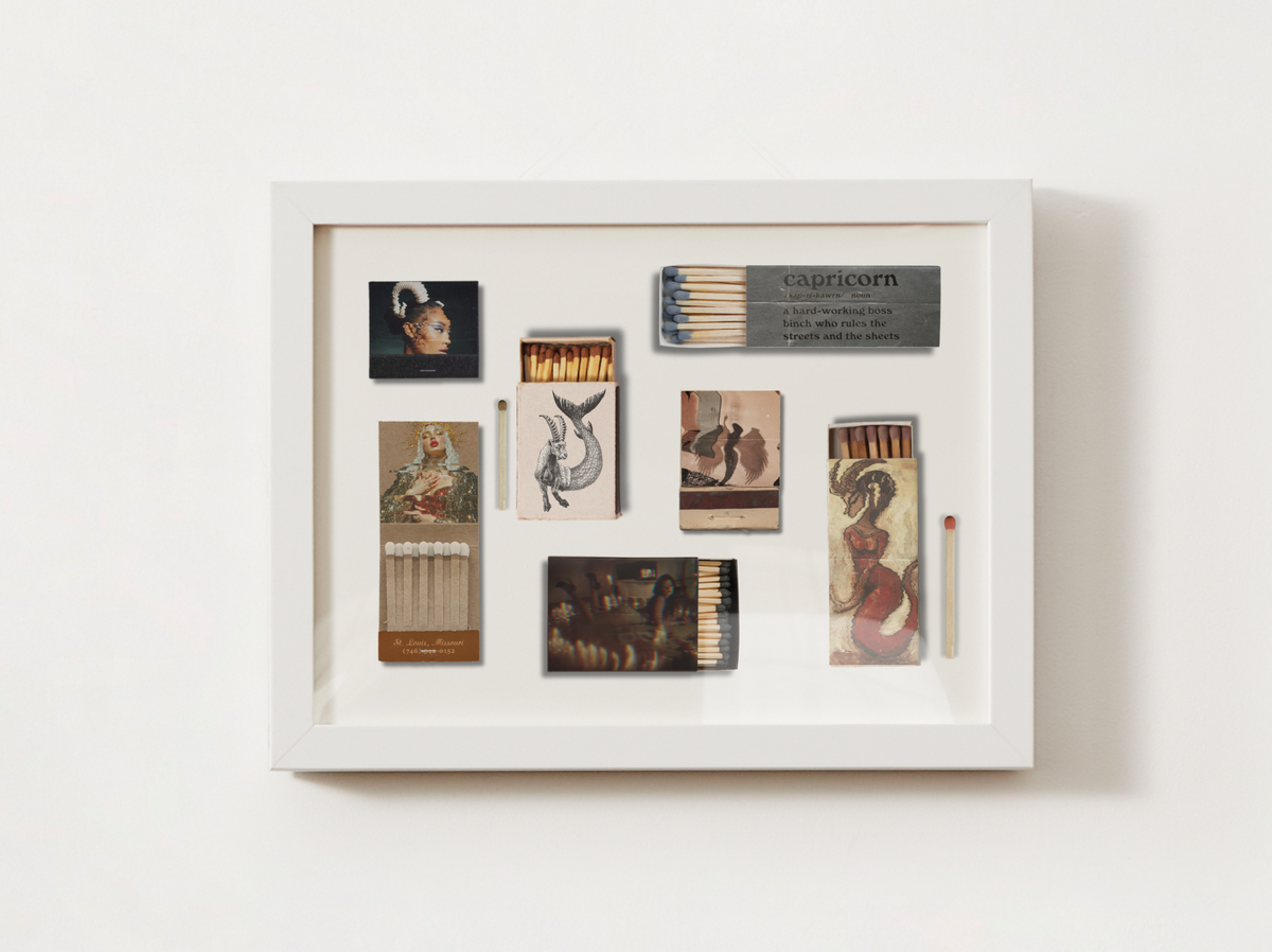 Capricorn Match Print