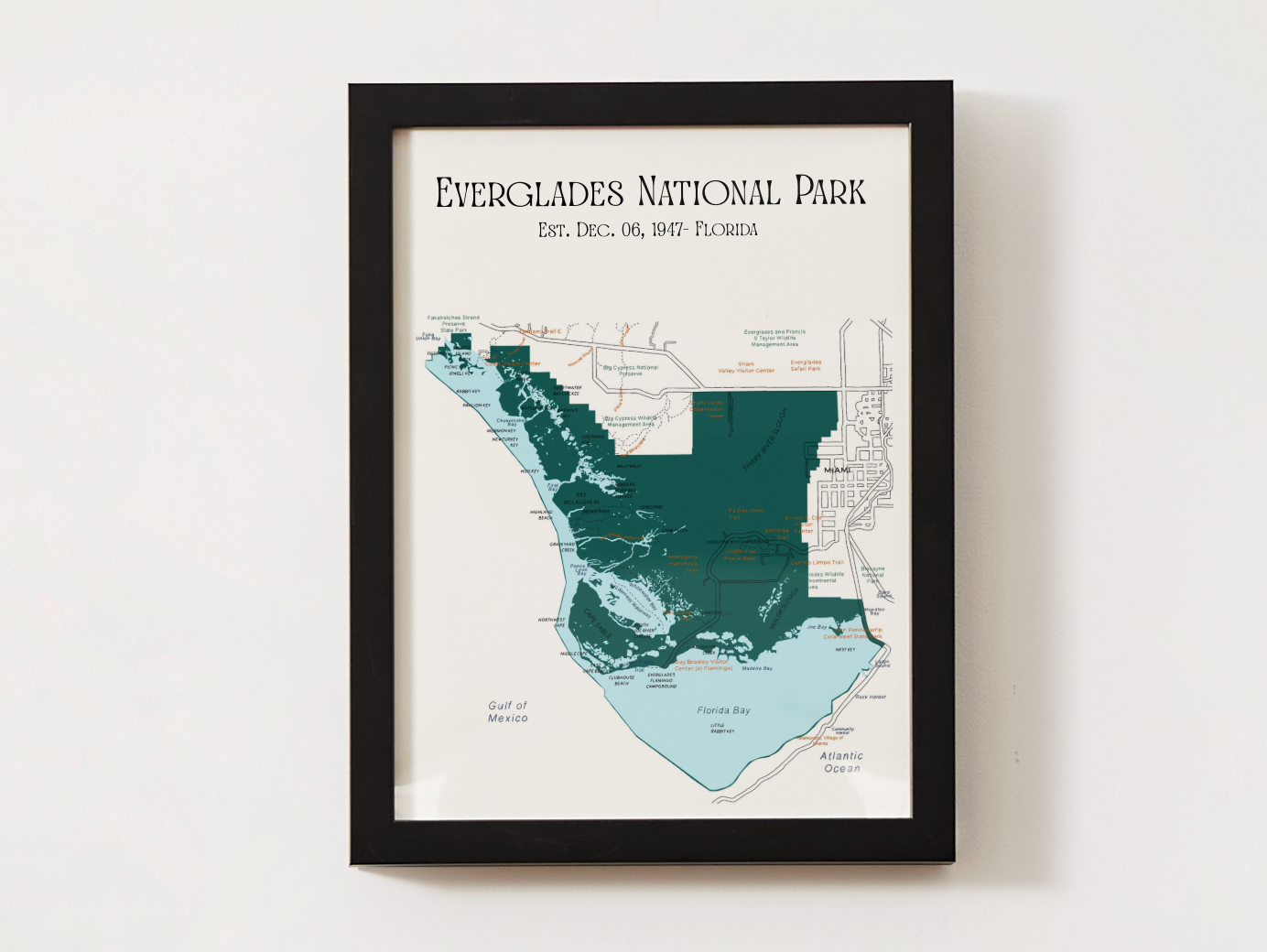 Everglades National Park Map