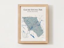 Load image into Gallery viewer, Glacier National Park Map
