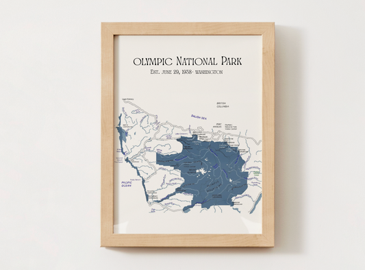 Olympic National Park Map