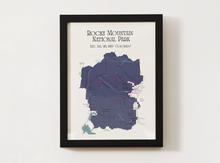 Load image into Gallery viewer, Rocky Mountain National Park Map
