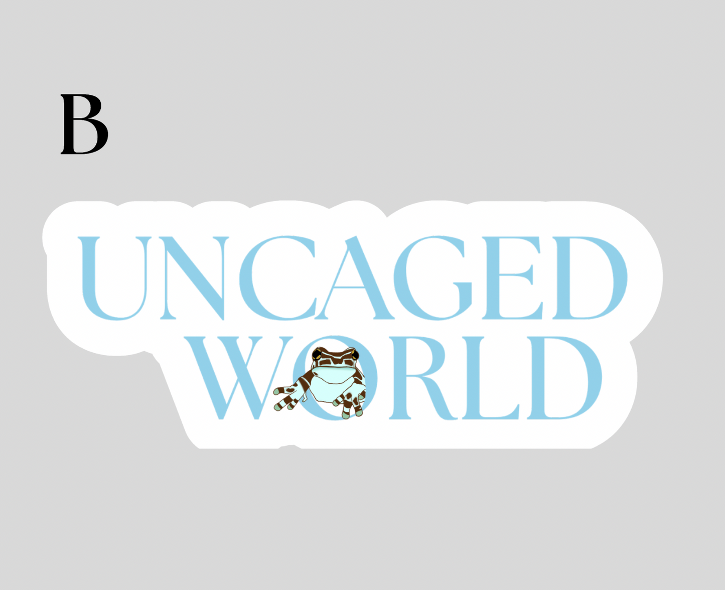 Uncaged World Stickers